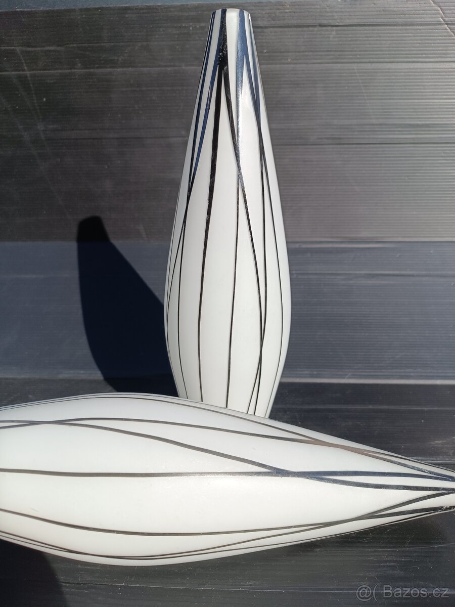 Stará stínítka, širmy ART DECO 2kusy - 5