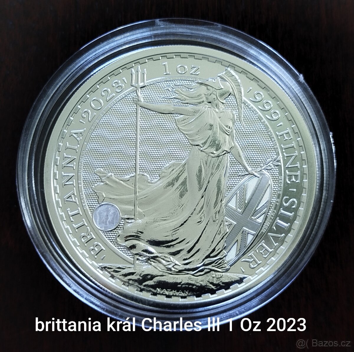 Set 3 ks stříbrných investičních mincí Britannia 1 OZ 2023 - 5