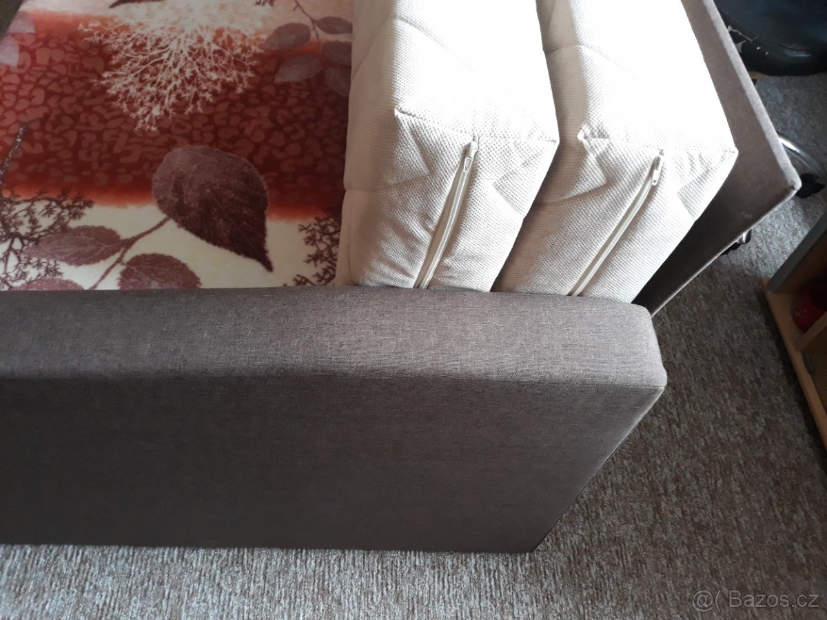 Zánovní pohovka 1,5 lůžka s úložným prostorem - 5