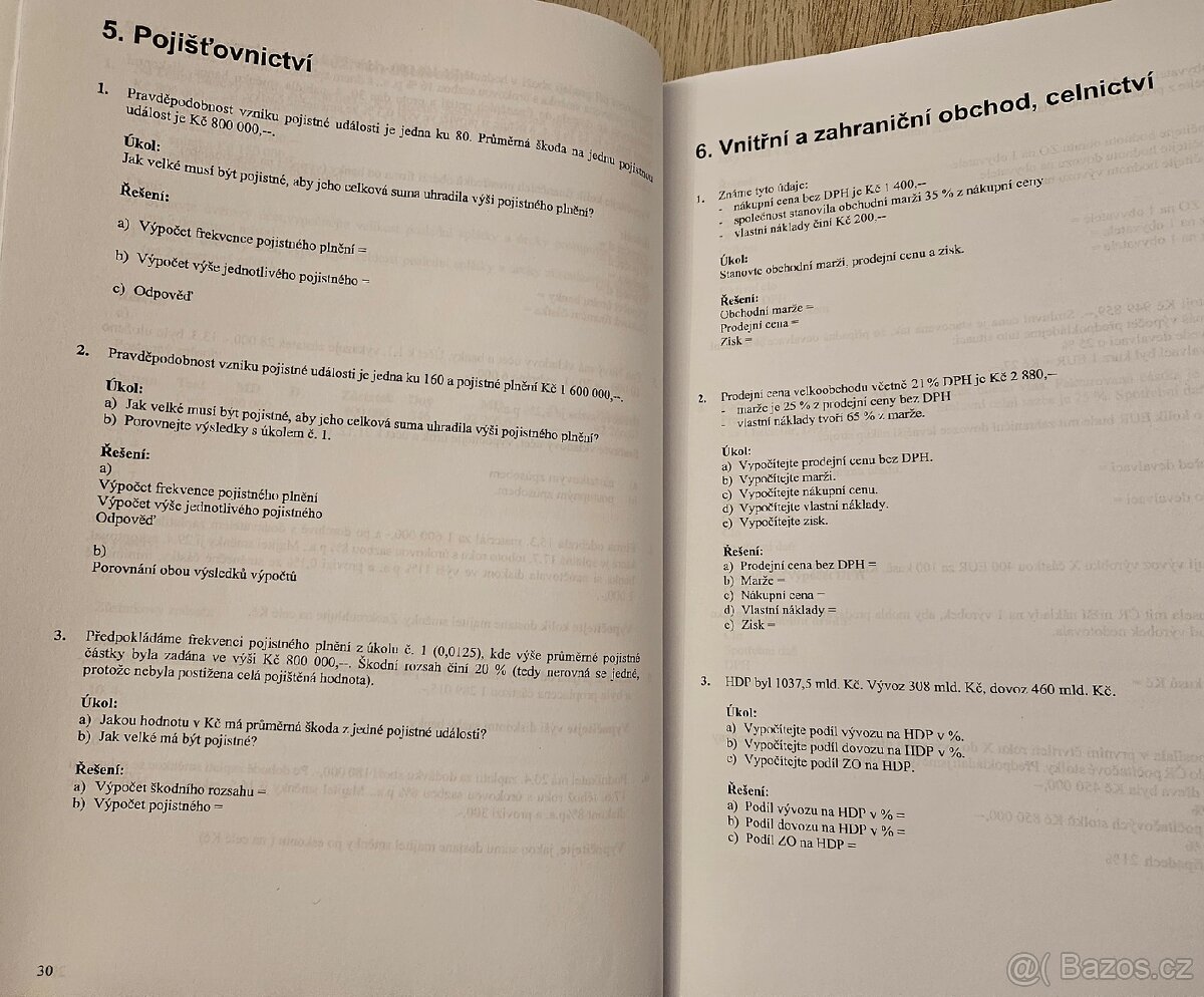 Sbírka příkladů z ekonomiky (Zadání a řešení) - 5