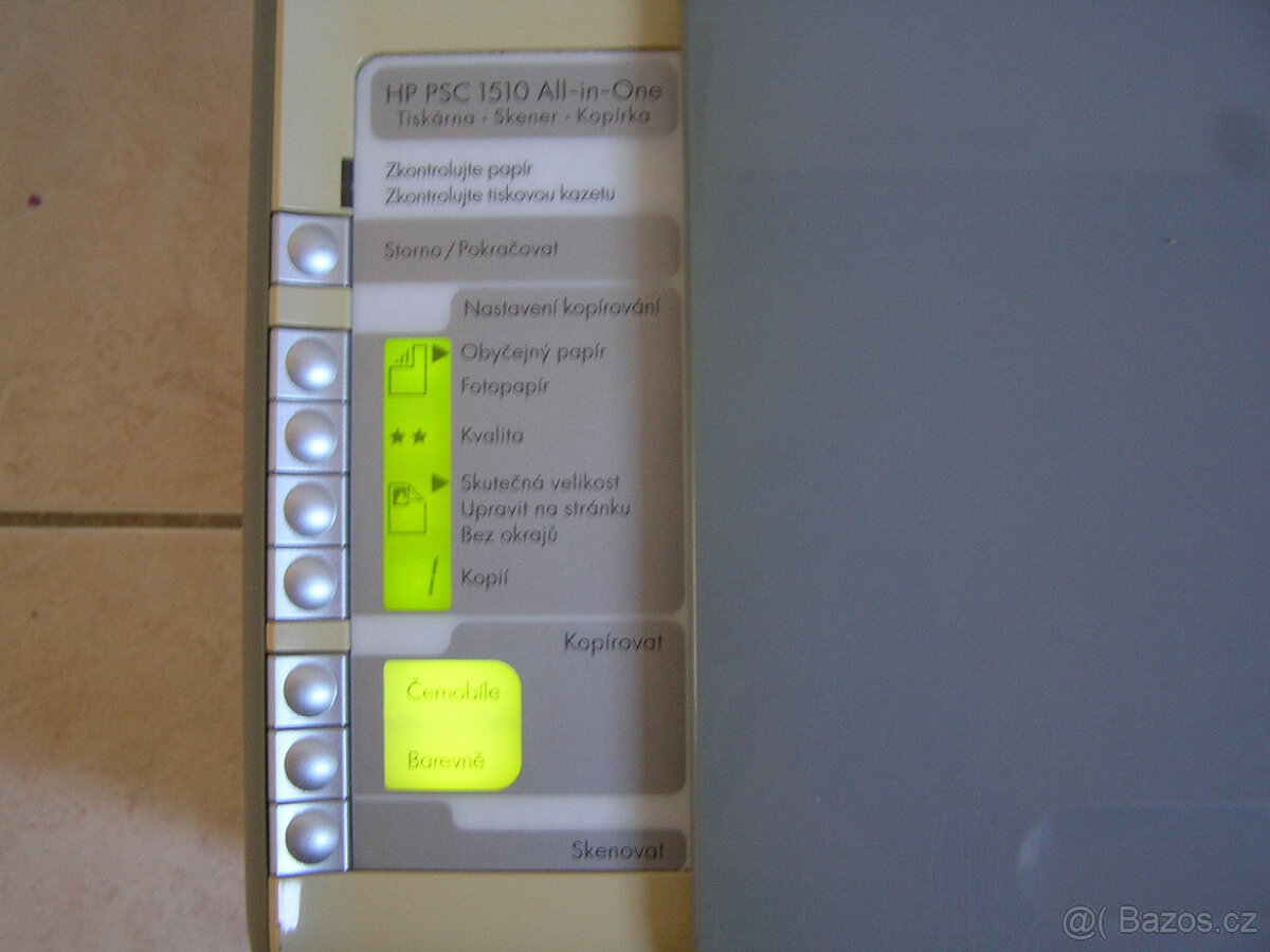 HP PSC 1510 - multifunkční tiskárna - 5