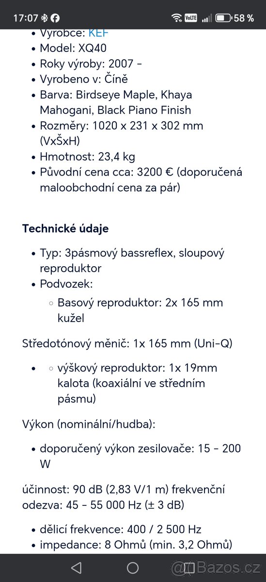 KEF XQ 40 - 5