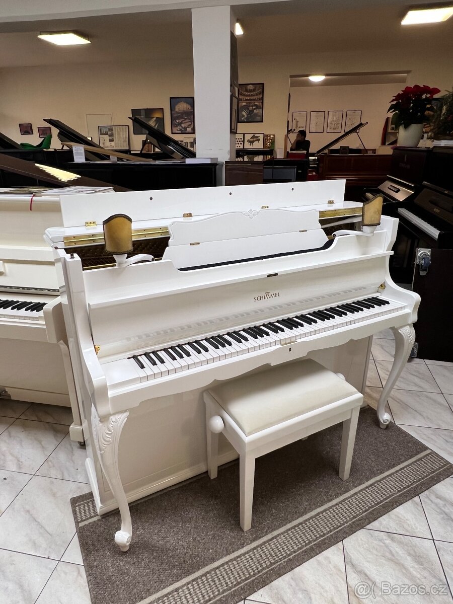Německé piano Schimmel rococo po opravě, se zárukou, doprava - 5