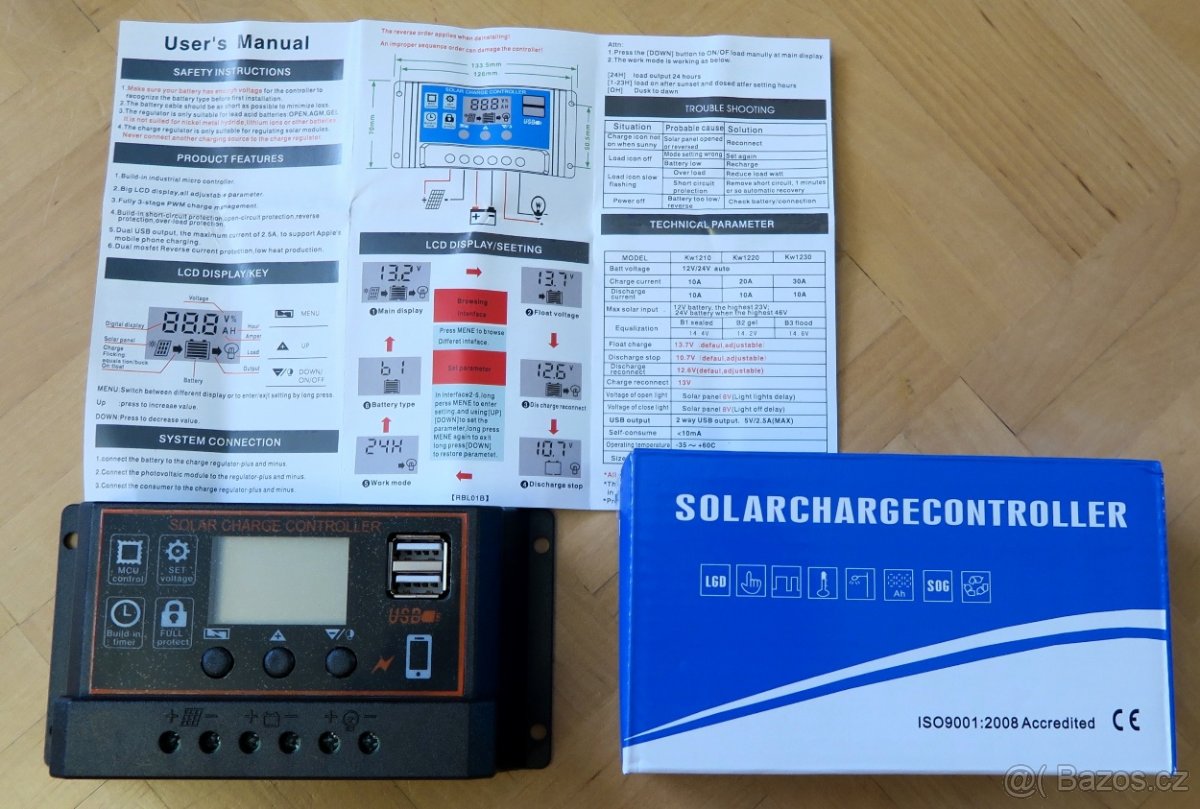 Solární panel fotovoltaický Victron - poly 115W - 12V - 5