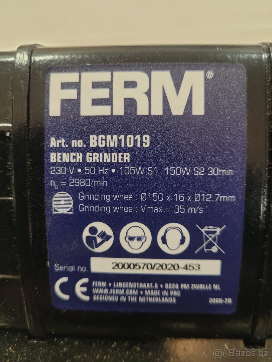 FERM FSM-150N Dvoukotoučová bruska BGM1019 - 5