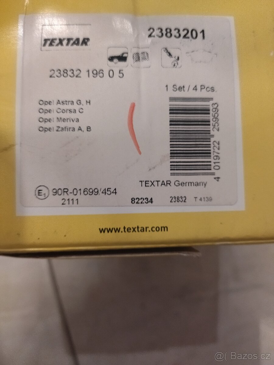 brzdové destičky OPEL - 5