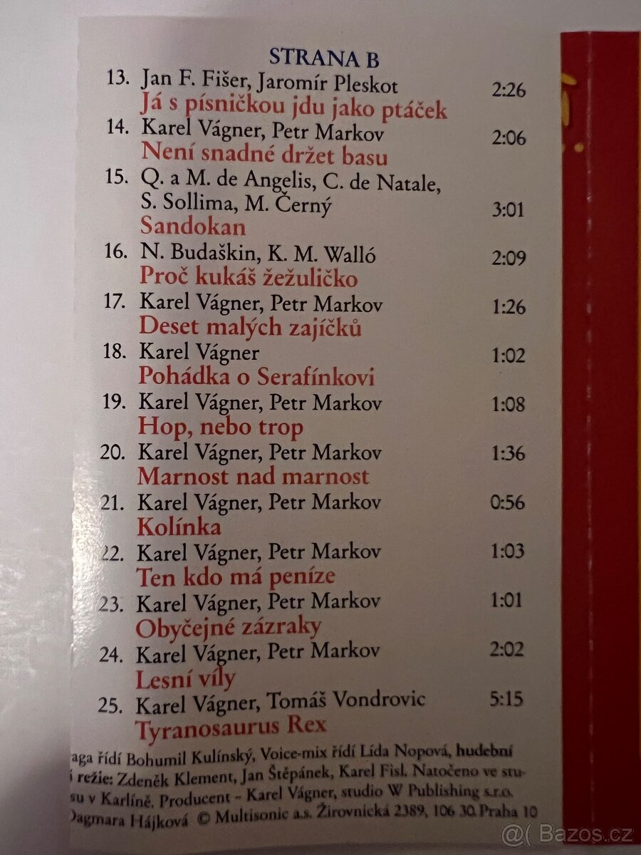Písničky z pohádek - 1996 - 5