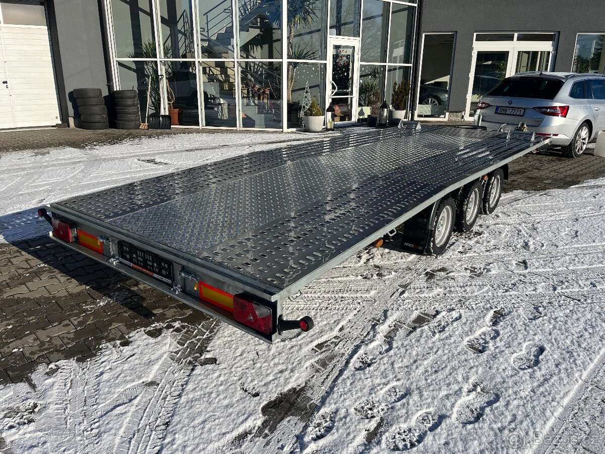 Přepravník automobilů nový plato 6x2,1m,odpočet DPH - 5