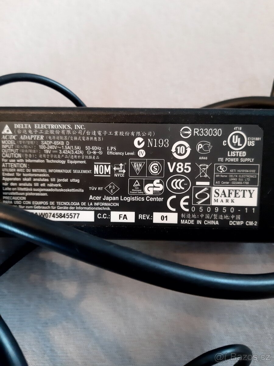 nabíječka notebook různé druhy Dell,Movano,Samsung - 5