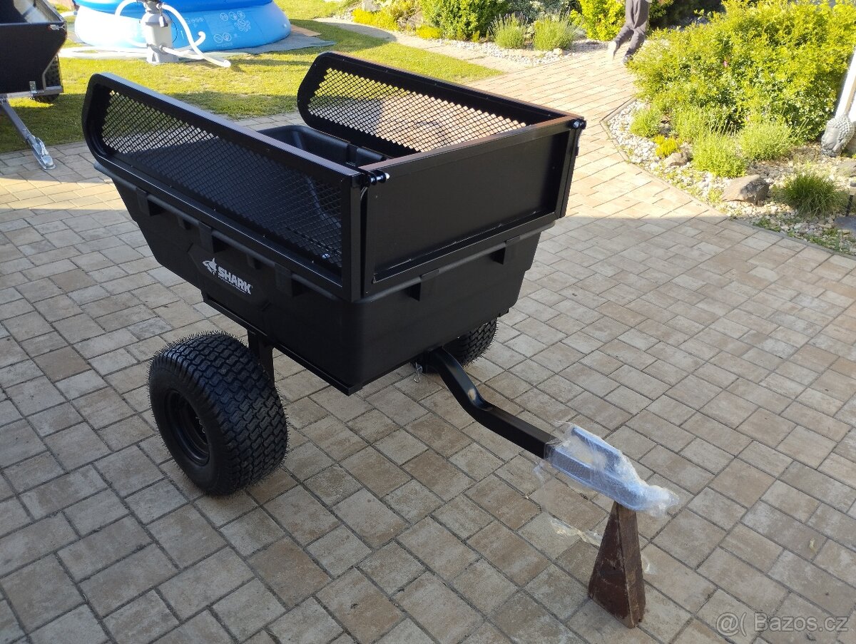 Nový vozík za čtyřkolku :SHARK ATV TRAILER GARDEN 300 S BLAC