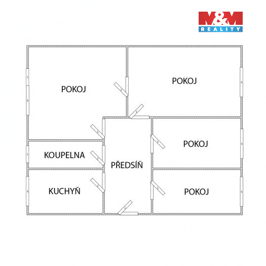 Prodej bytu 4+1, 84 m², Litvínov, ul. Hamerská - 5