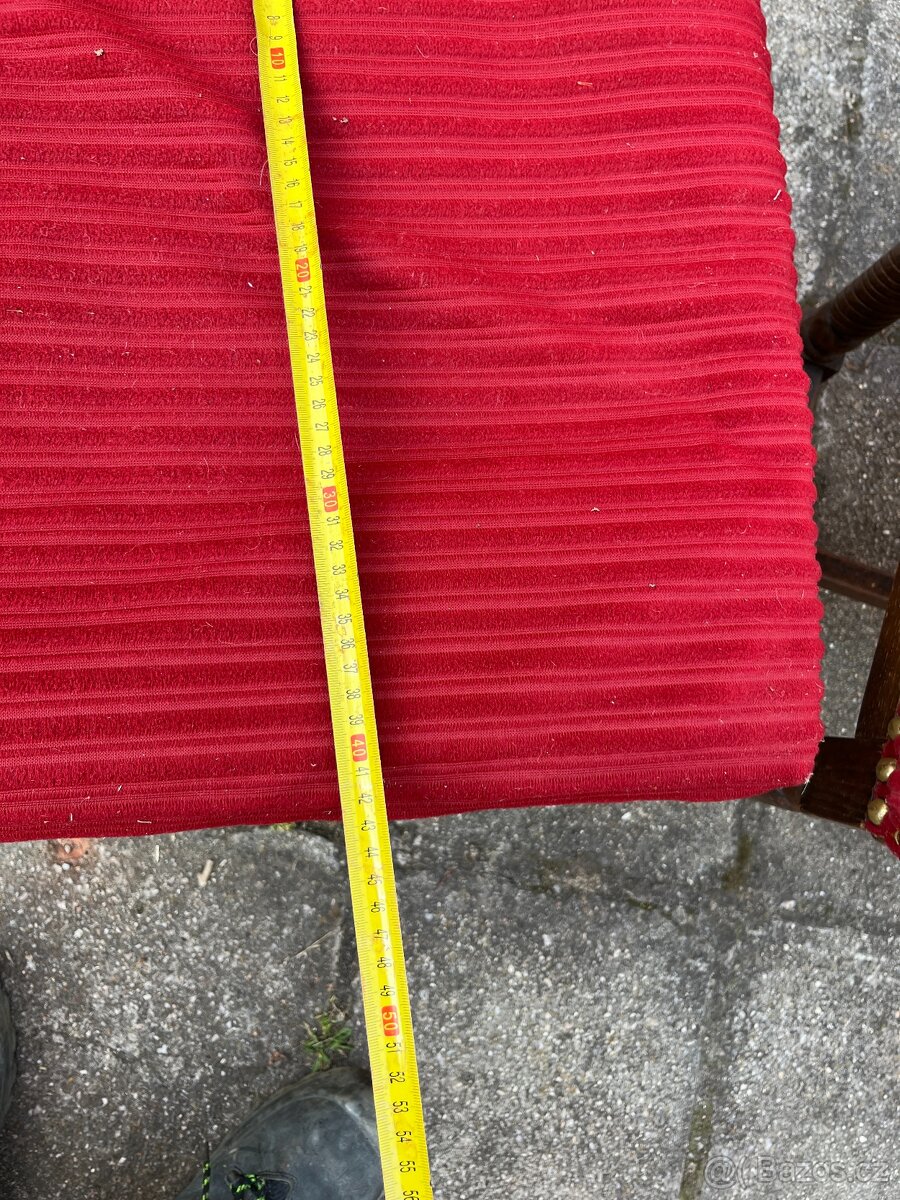 Starožitný nábytek - taburet podnožník (2 ks) - 5