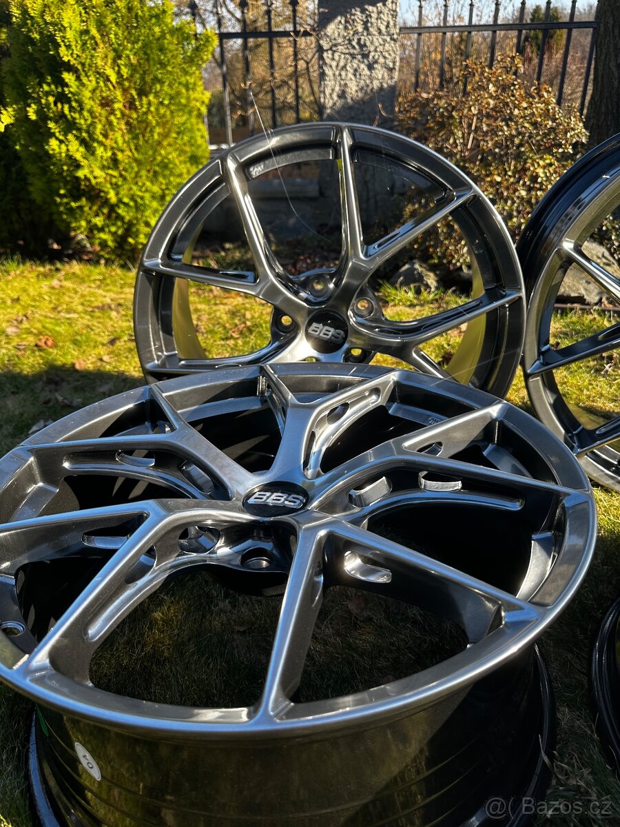 Stříbrné kola 19” BBS styl - 5