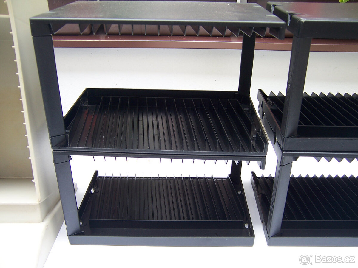 stojany na CD a DVD, retro - 5