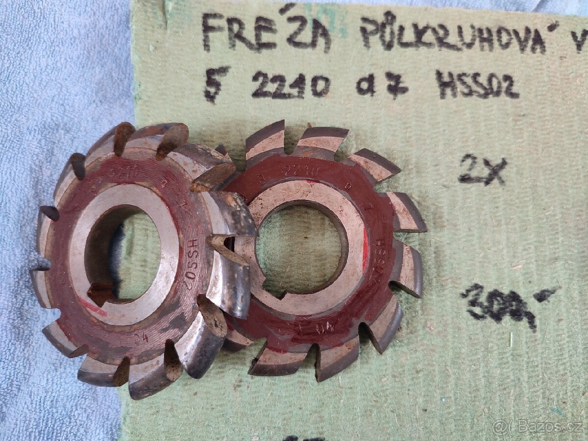 Fréza půlkruhová vypouklá - 5