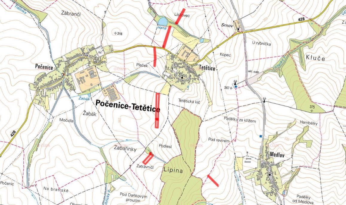 Zemědělská půda, prodej, Tetětice, Počenice-Tetětice, Kroměř - 5
