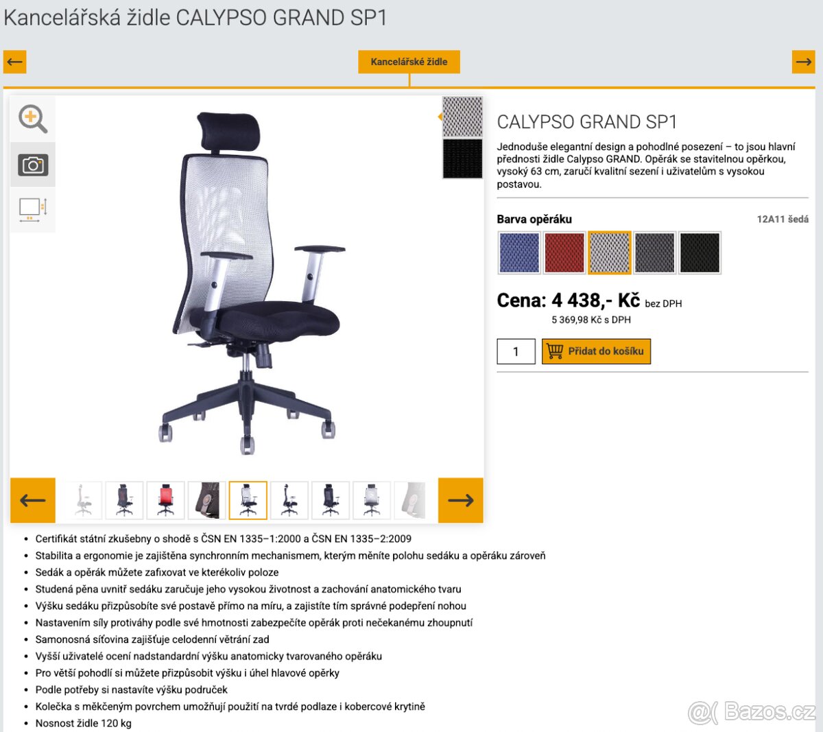 Výprodej kanceláře – Kancelářská židle - 3 ks za 2 000 Kč - 5