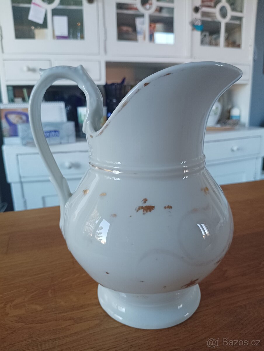 STAROŽITNÝ PAŘÍŽSKÝ EMPÍROVÝ PORCELÁNOVÝ DŽBÁN VIEUX PARIS - 5