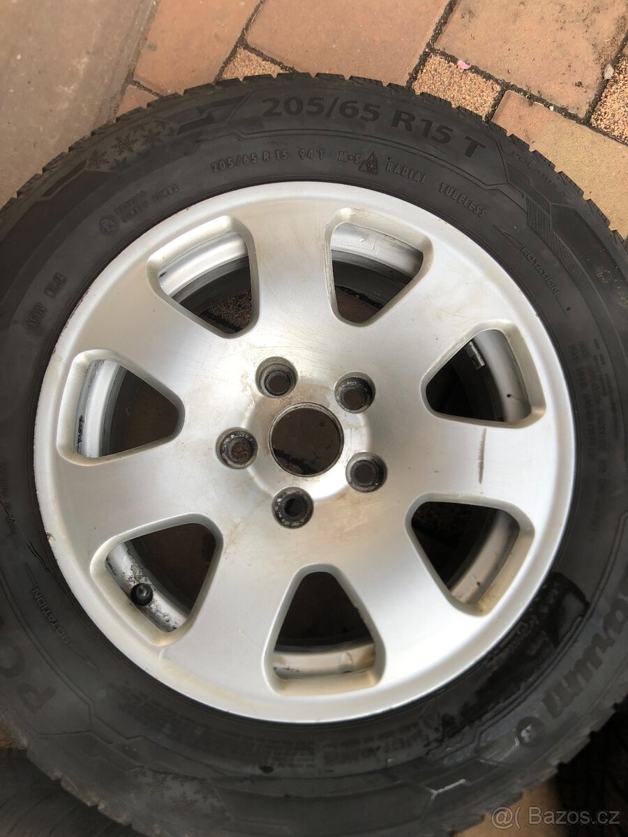 Alu 5x112 r15 205/65 r15 zimní - 5