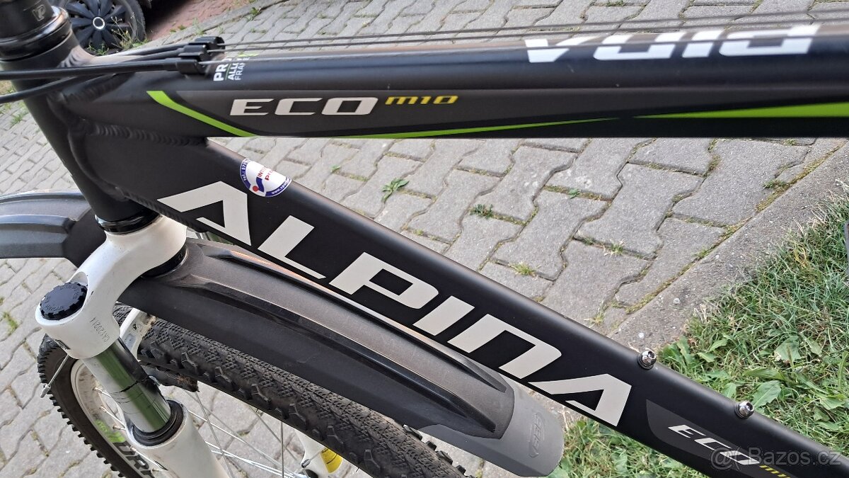 Horské kolo 26´´ Alpina Eco M10 černo-zelené - 5