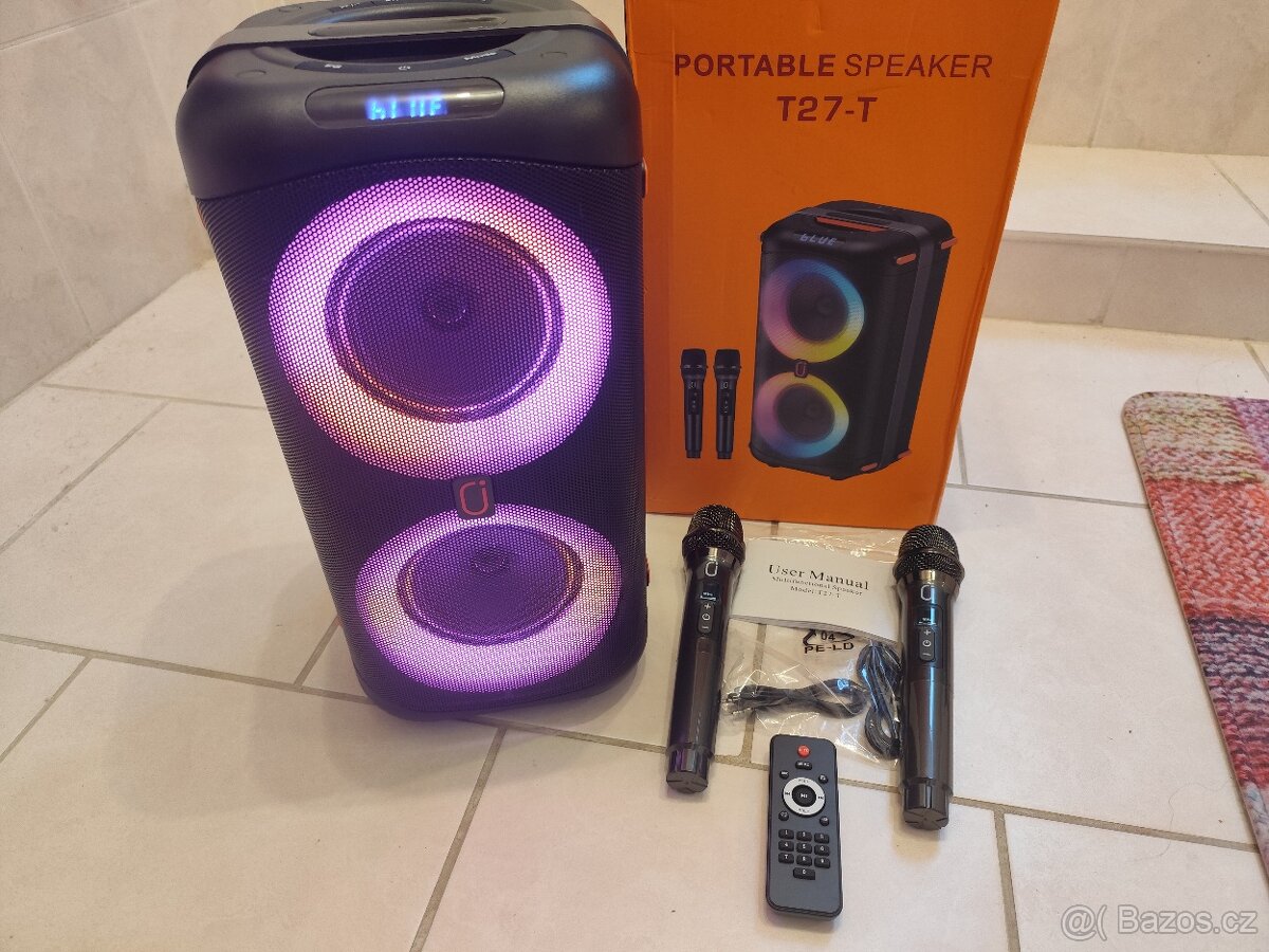 Prodám párty reprobox s dvěma bezdrátovými mikrofony - 5