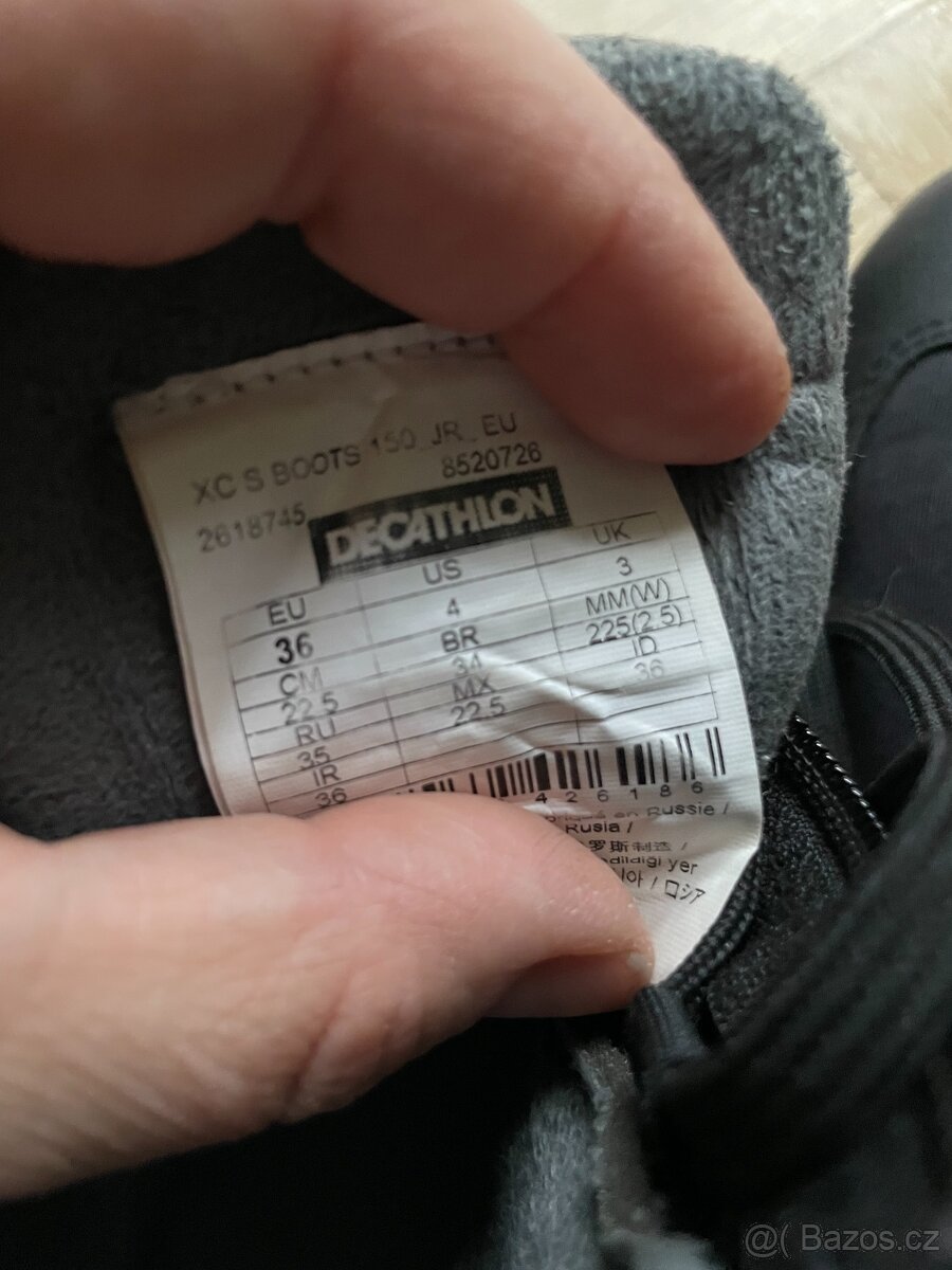 Dětské boty na běžky na klasiku Decathlon Inovik 36 - 5