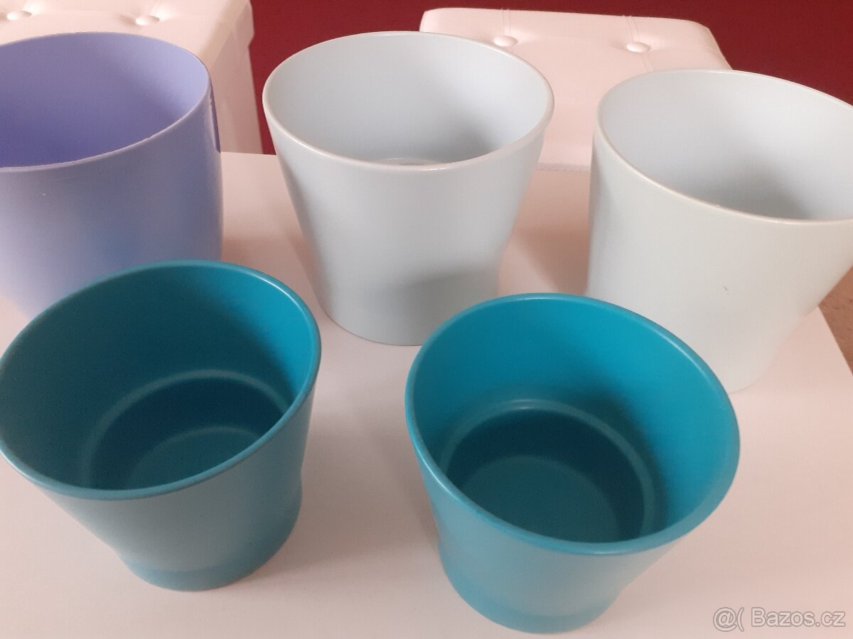 obaly na květináče cca 17 ks - 5