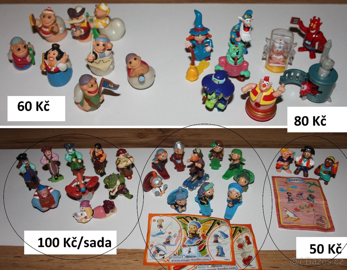 Kinder figurky 3 - 5