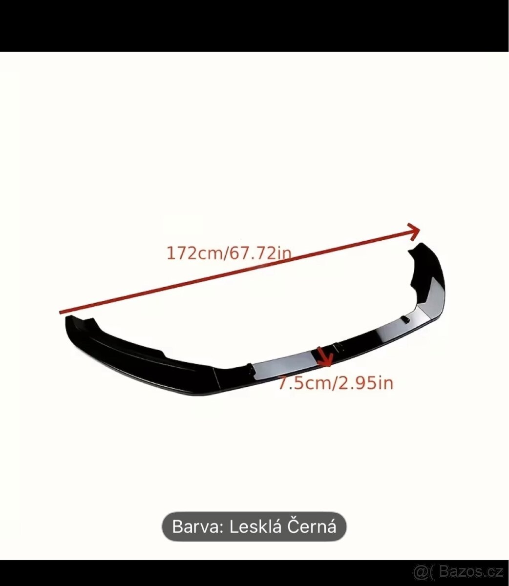 Nový přední lip/spoiler předního nárazníku Superb 3 - 5