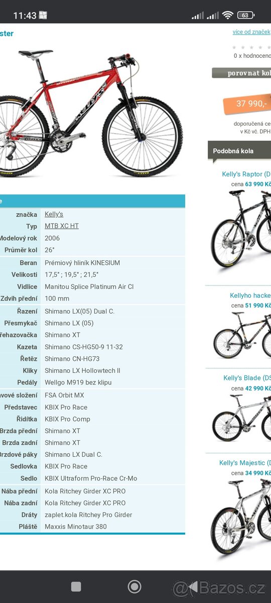 Horské kolo Kellys - 5