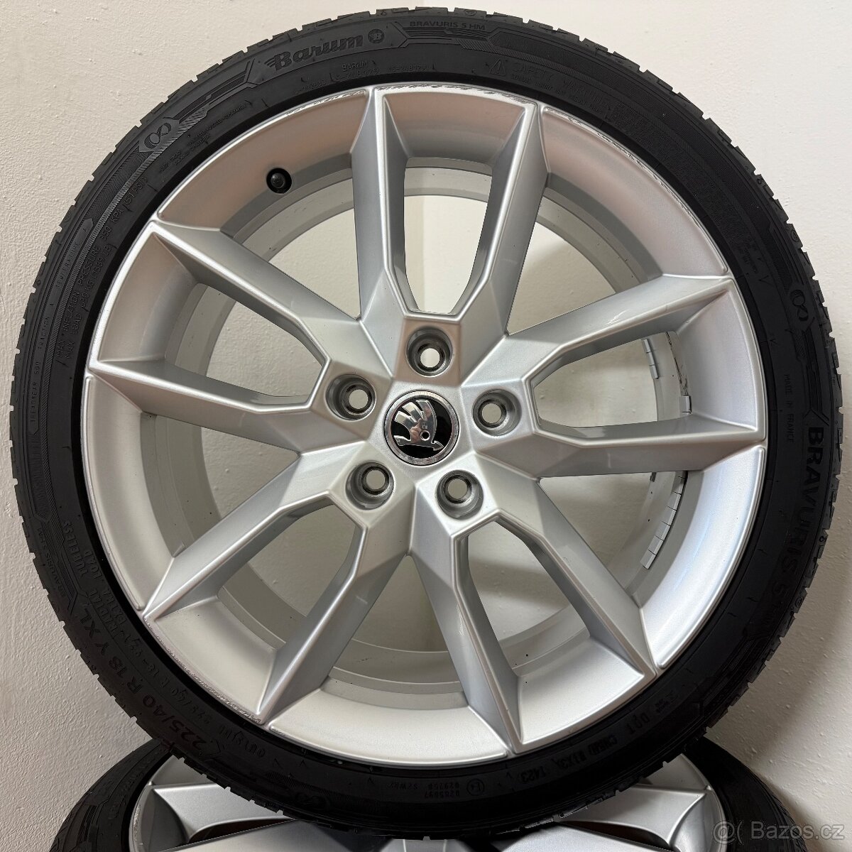 ŠKODA GEMINI OCTAVIA III 5x112 R18 ET51+LETNÍ 225/40R18 7mm - 5