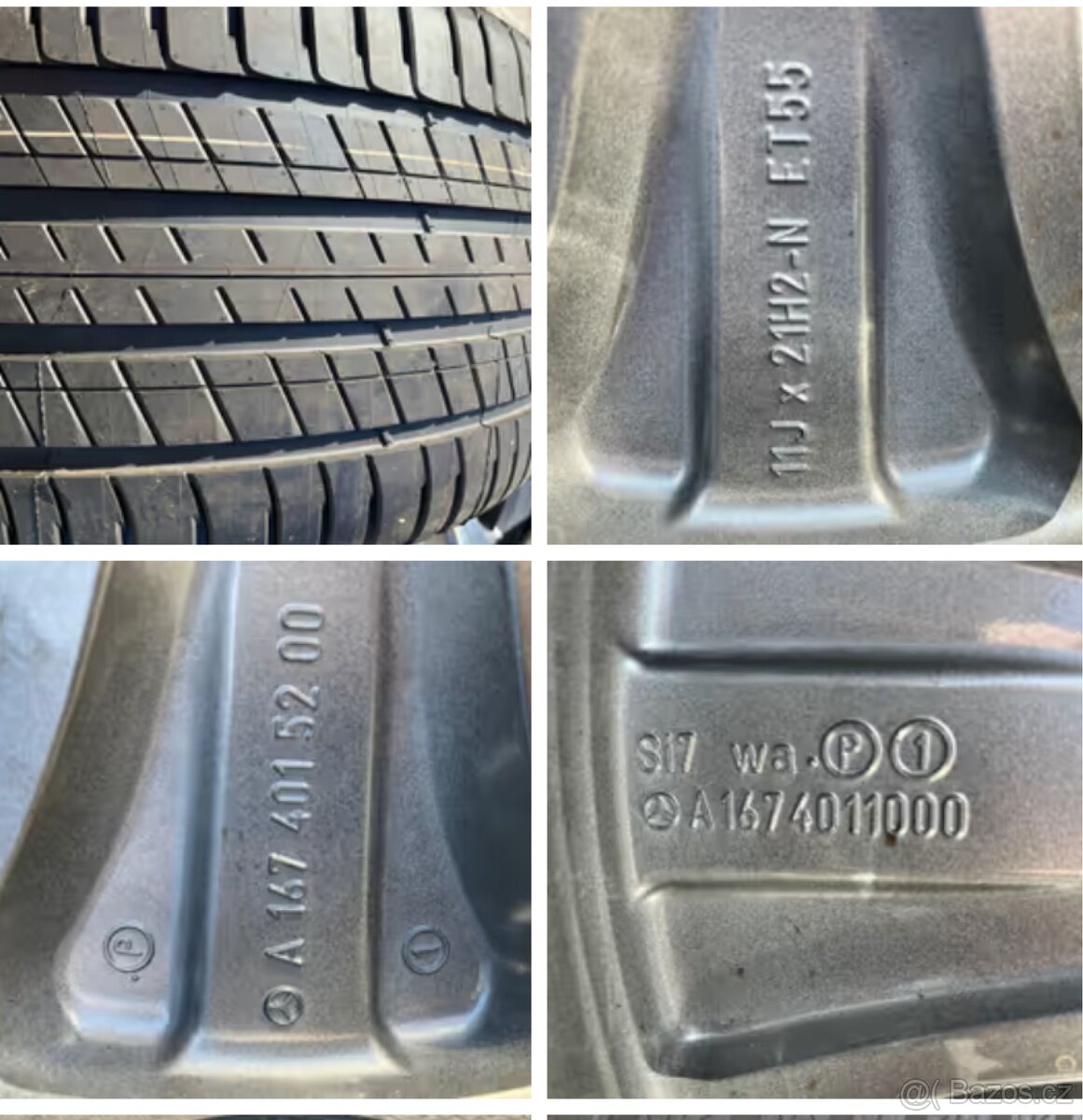 MERCEDES GLS W167 X167, 21", NOVÁ KOLA zimní/ letní - 5