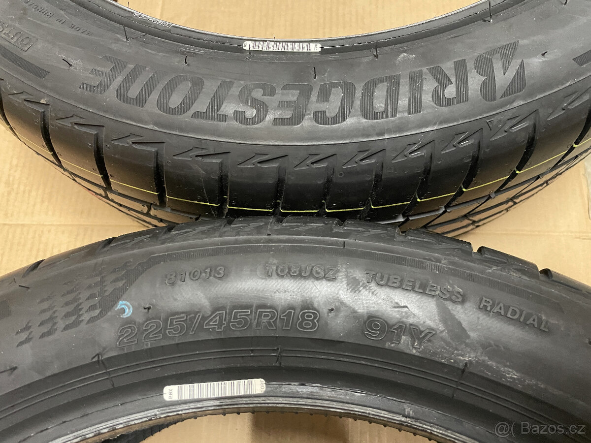 NOVÉ LETNÍ BRIDGESTONE TURANZA T005 225/45/18 91Y FR DOT2025 - 5