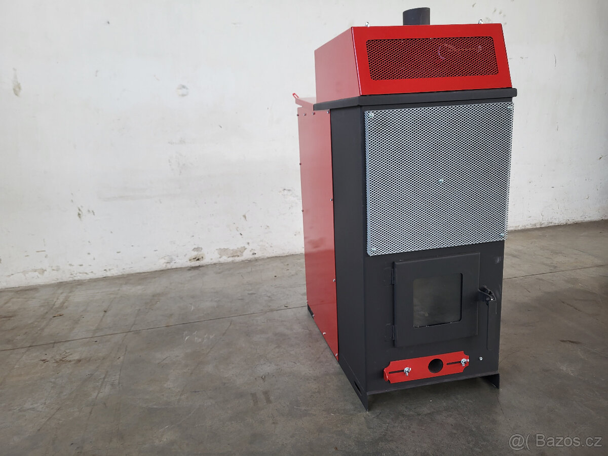 Prodám horkovzdušná kamna na pelety pro dílnu KNP 5 - 5