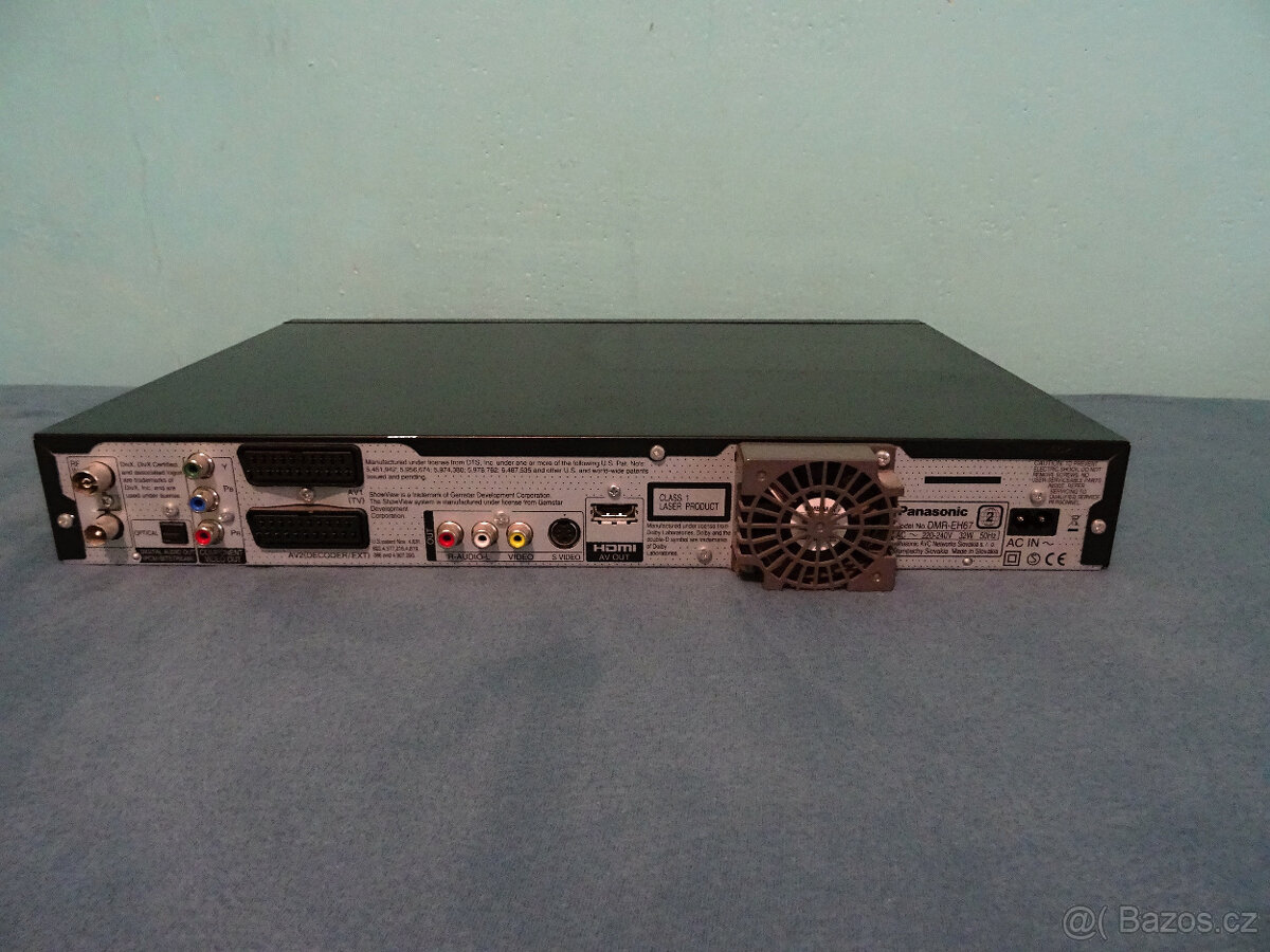 DVD rekordér Panasonic DMR-EH67-250 GB HDD- HDMI- DV IN- - 5