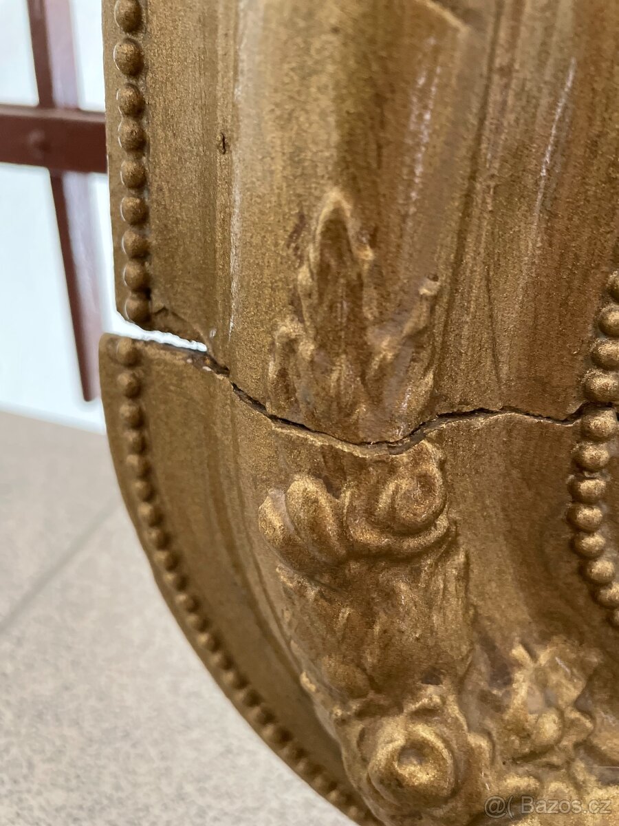 Prodám starožitné zrcadlo 90 x 60 cm - 5