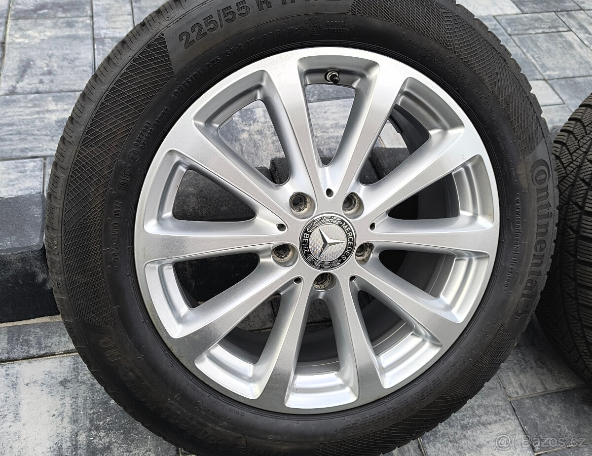 17 originál Mercedes E-Class W213 ❄️ Continental 225/55 R17 - 5