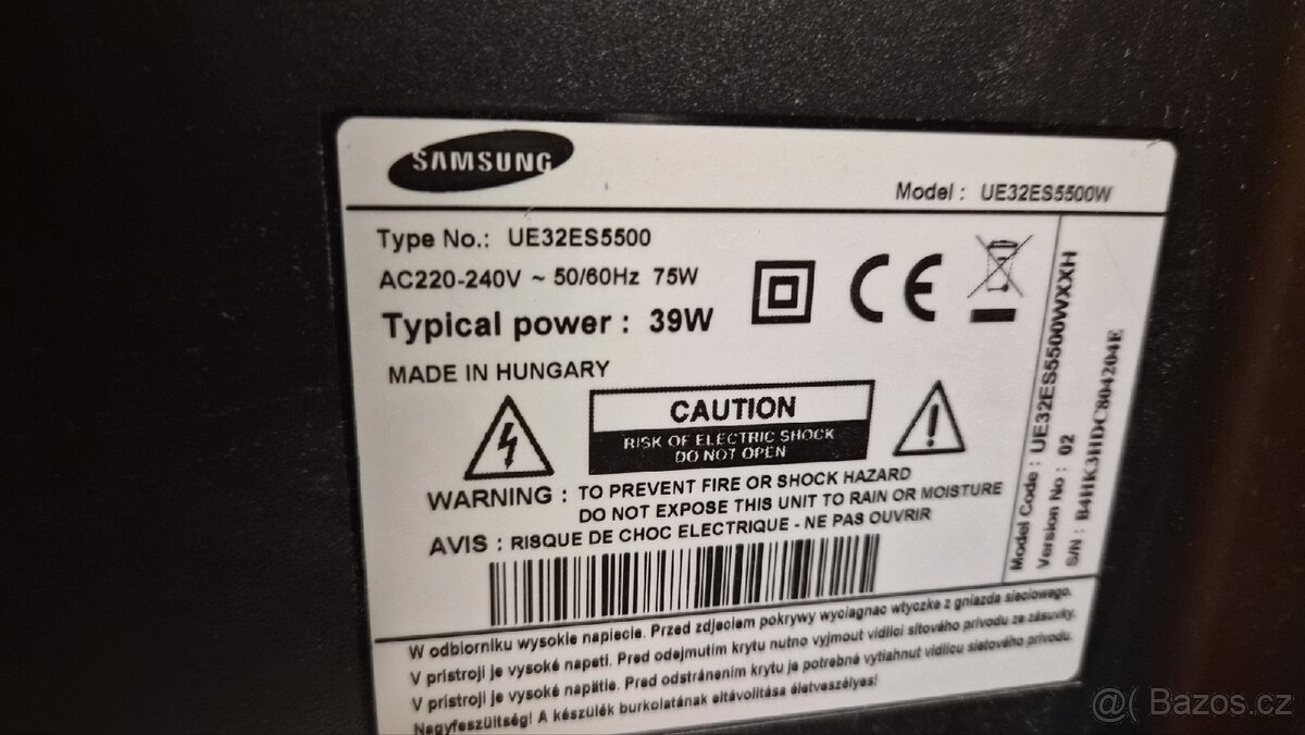 Samsung TV 32" +set-top box a chromecast - 5