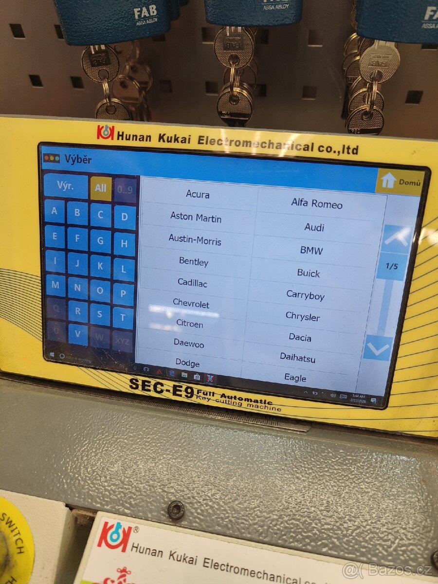 Stroj na výrobu klíčů - 5