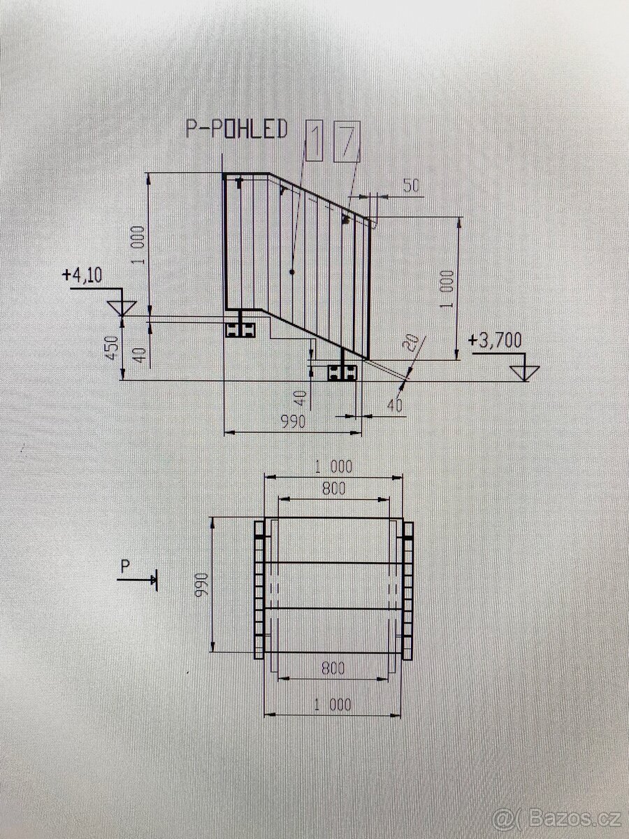 Kovové zábradlí – 2 ks, NOVÉ, nepoužité - 5