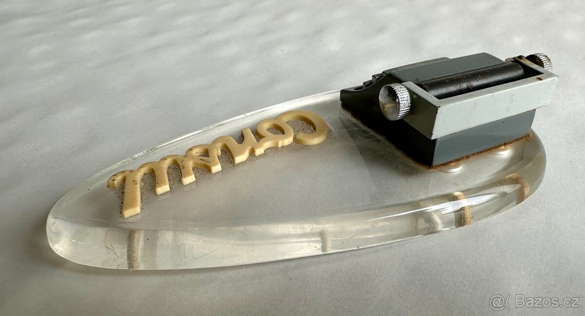 Staré RETRO těžítko CONSUL psací stroj ČSSR - 5