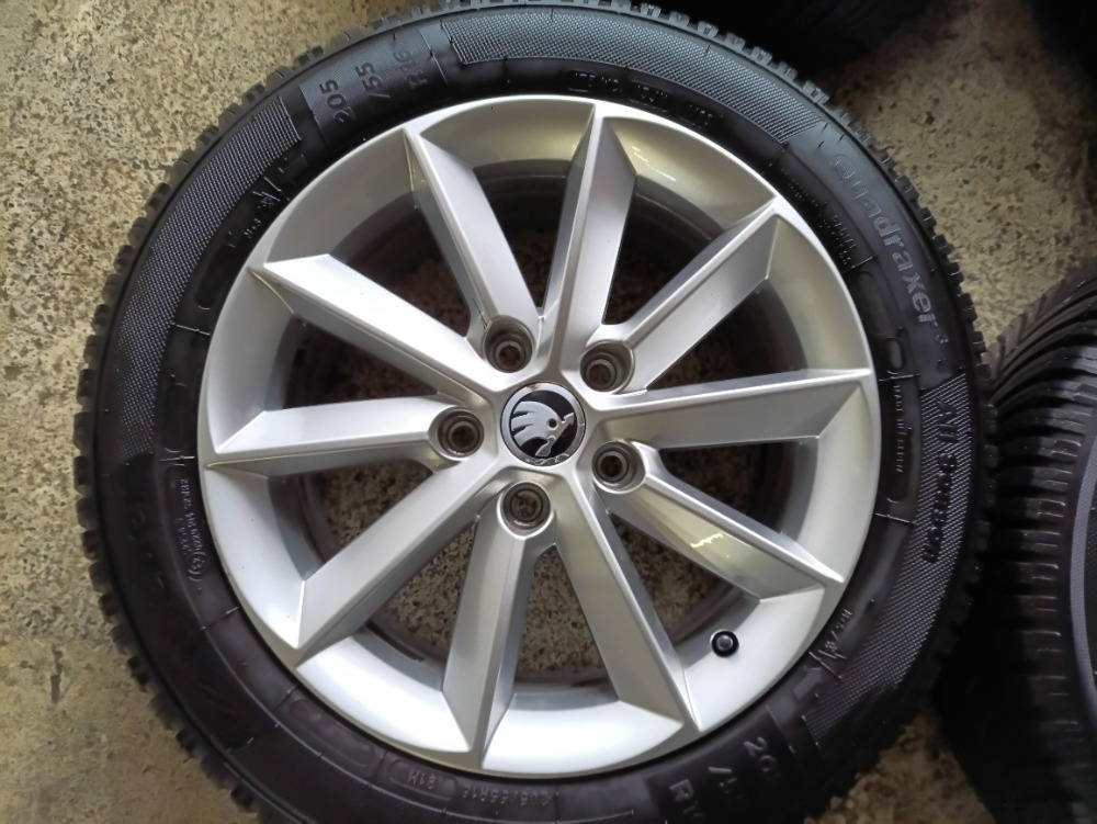 Alu kola škoda octavia III s novými pneu KLeber celorok. - 5