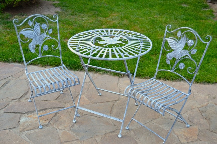 Kovový set PROVENCE - šedá - 5