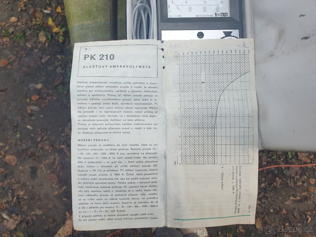 Klešťový ampervoltmetr PK 220 - 5
