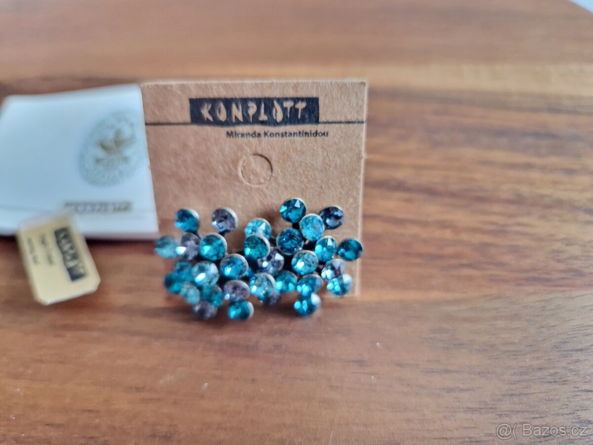 Konplott - nové ručně vyráběné náušnice model Magic Fireball - 5