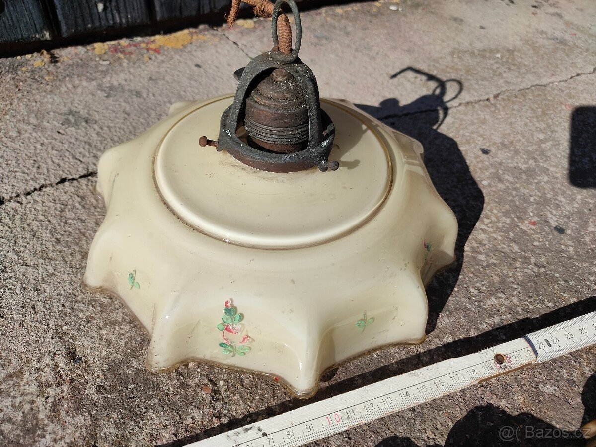 Malovaný lustr 1930 - 5