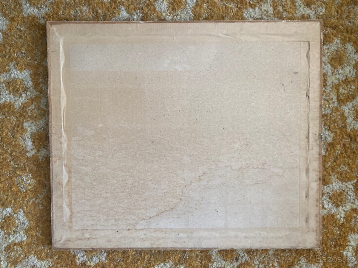 Rostislav Štěpáník - krajina s koněm / sign. tisk / 1976 - 5