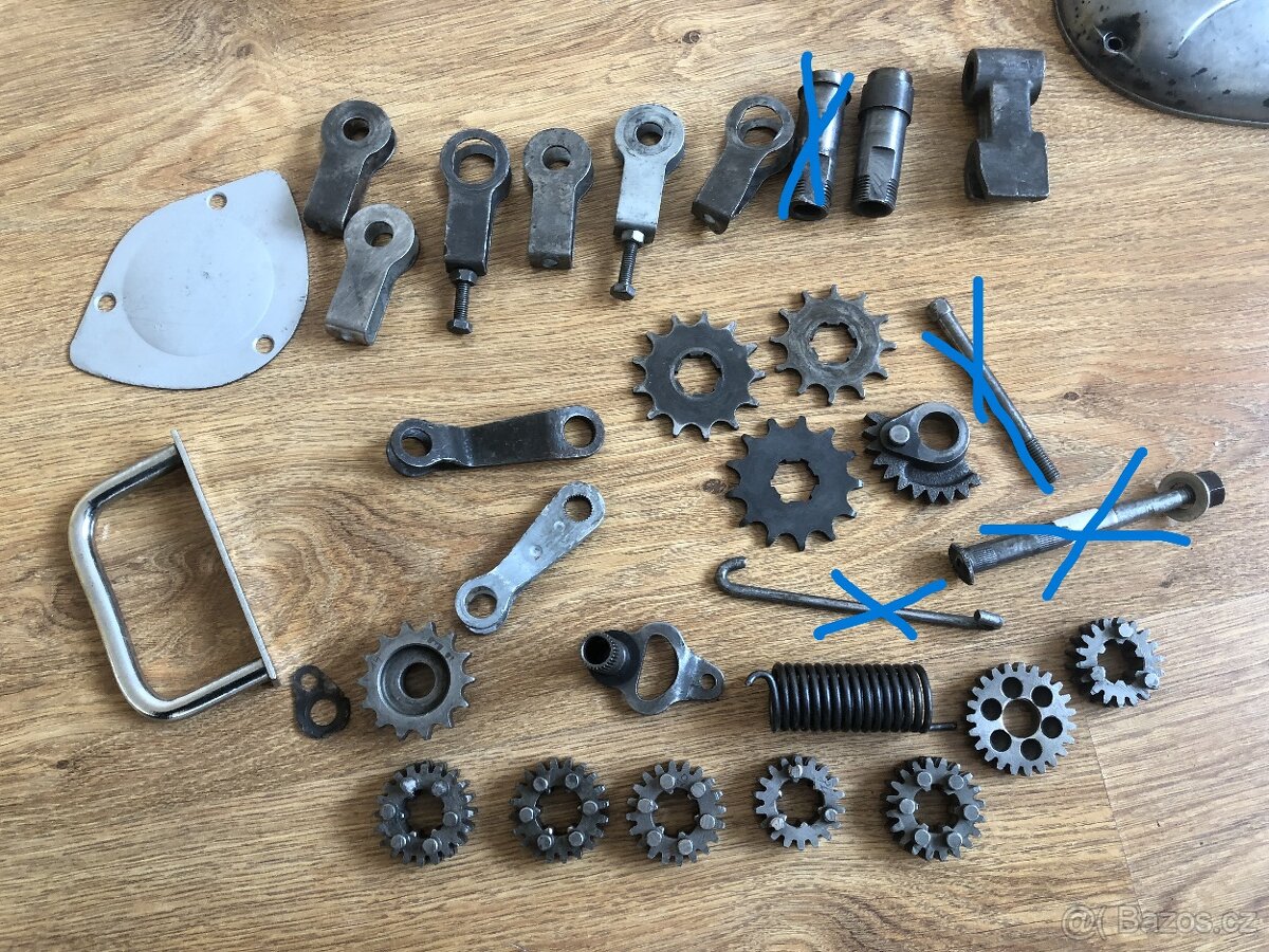 Prodám náhradní díly na jawa 50 typ 20 21 a 23 - 5