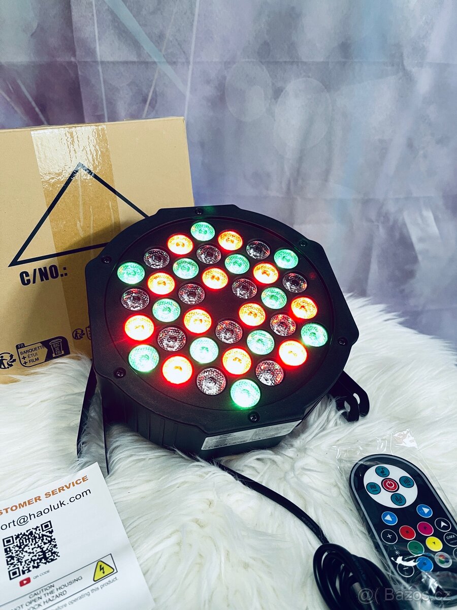 Jevištní reflektor LED světlo s dálkou - 5