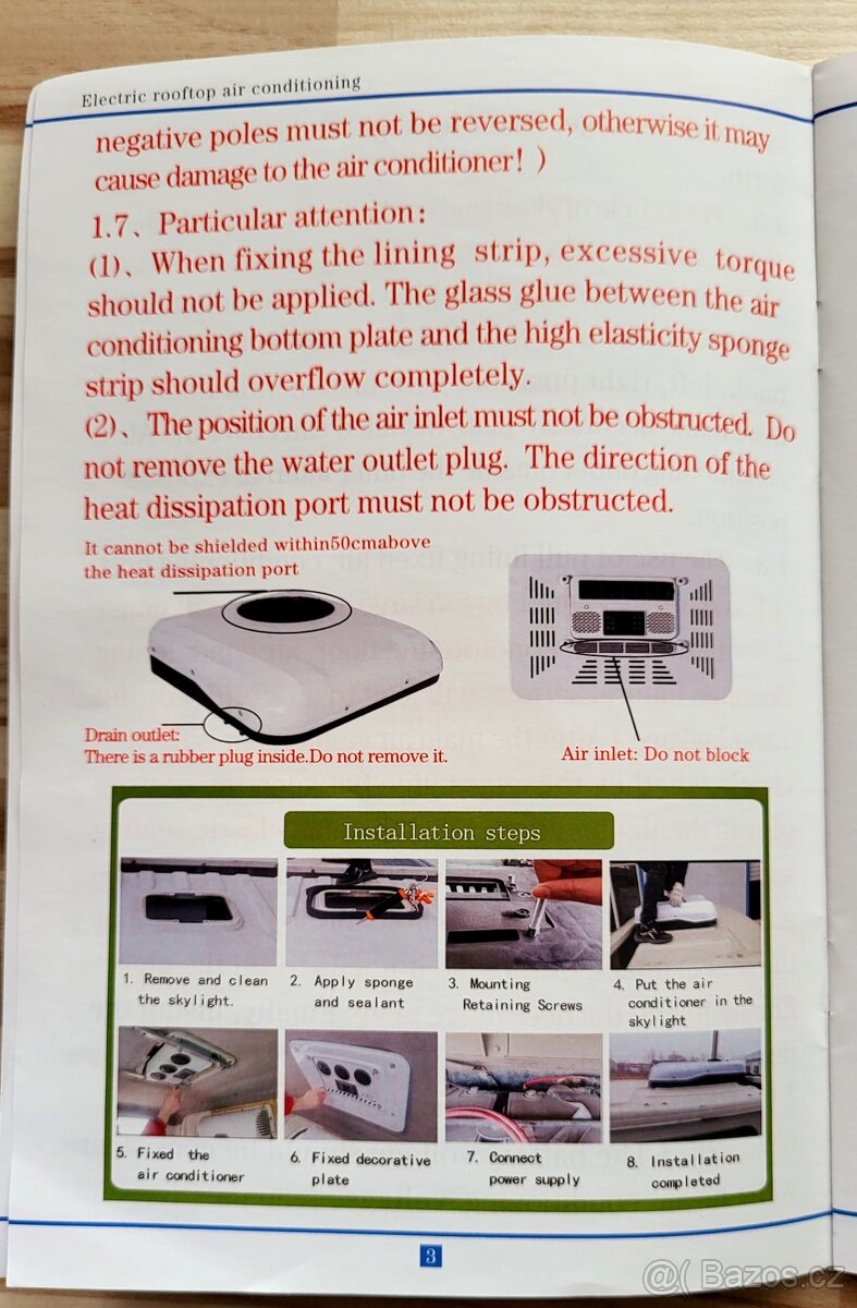 Nová parkovacia Klimatizácia do karavanu - 5